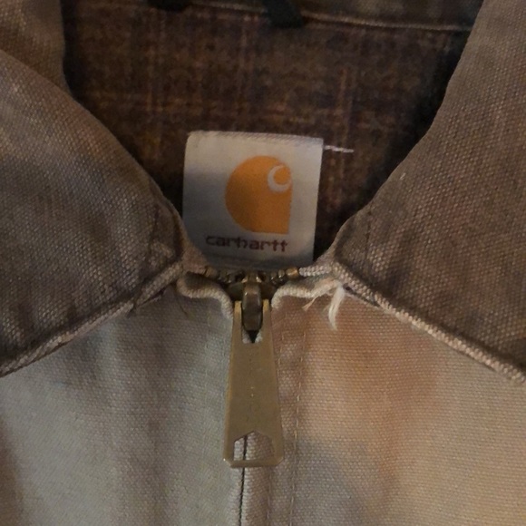 VTG Carhartt men’s flannel zip up vest - Picture 10 of 17